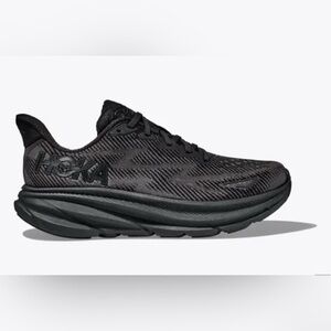 Hoka Clifton 9 Women's Running Shoes Black Size 8B Lightweight